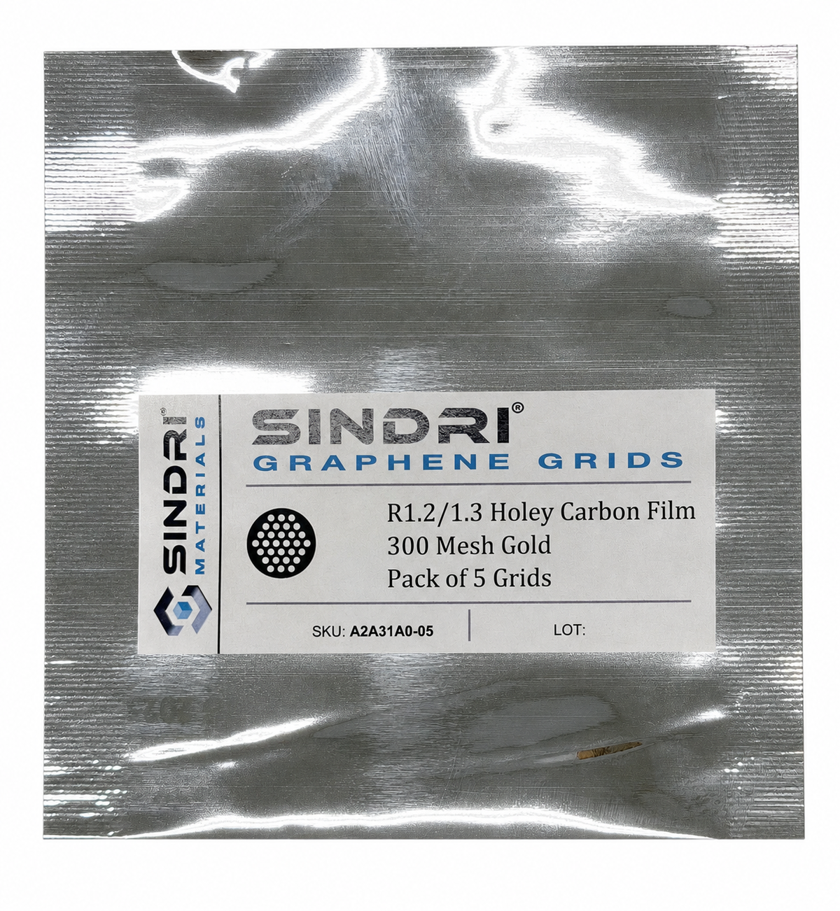 Early Access - Sindri Graphene Grids, Holey Carbon on Gold, R1.2/1.3, 300 Mesh